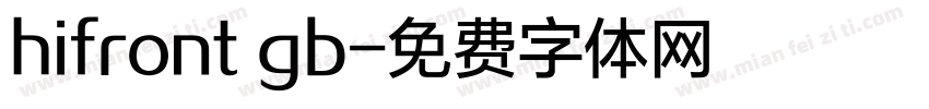 hifront gb字体转换